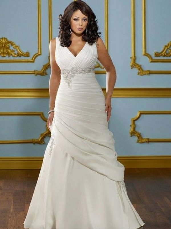 Busty wedding dress - blank canvas